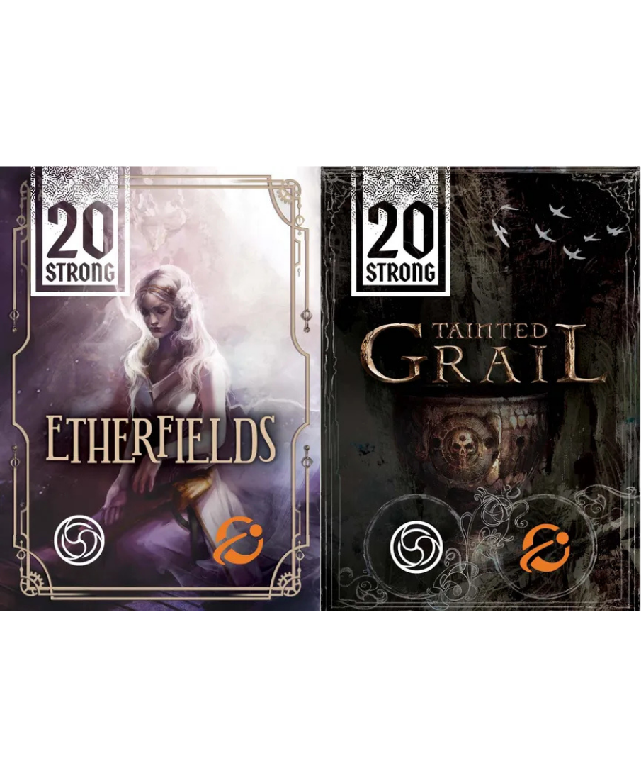 20 Strong: Tainted Grail & Etherfields Review: Two Decks, Two Experiences